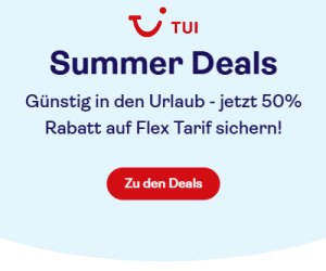 Summer Deals: 50% Rabatt auf Flex Tarif