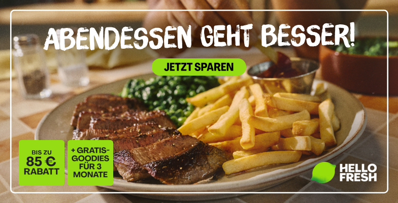 Bis zu 85€ Rabatt auf 4 Boxen + Gratis Goodies für 3 Monate